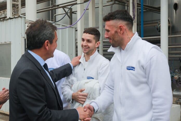 El gobierno suspende las retenciones lácteas por 90 días