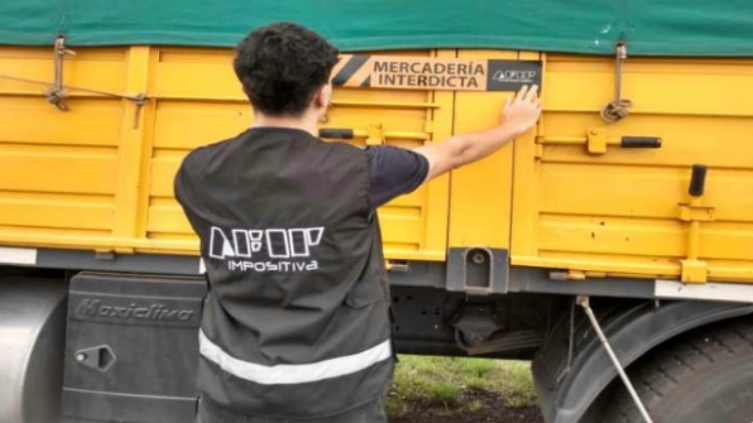 La AFIP incautó una millonada de granos en un control realizado en la ruta