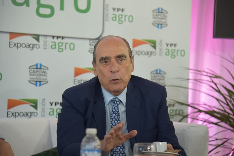 Francos en la Expoagro: “No vamos a plantear un incremento a las retenciones”