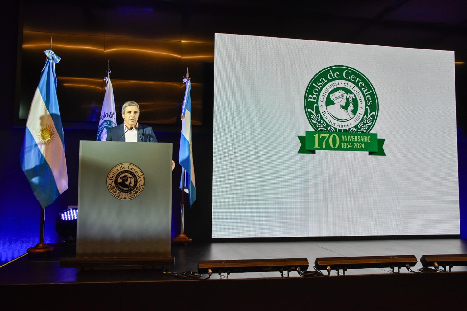 Se celebró el 170º aniversario de la Bolsa de Cereales de Buenos Aires, la entidad empresaria más antigua del país