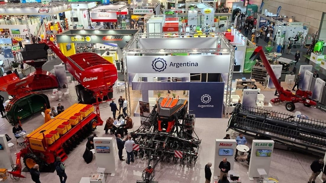 Pabellón argentino en Agrotechnica 2025