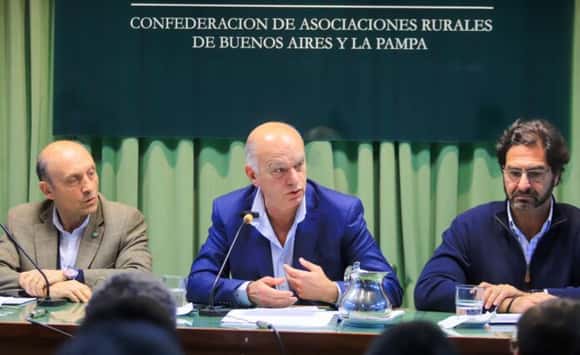 Grindetti propuso en Carbap “cambiar la lógica” con el campo
